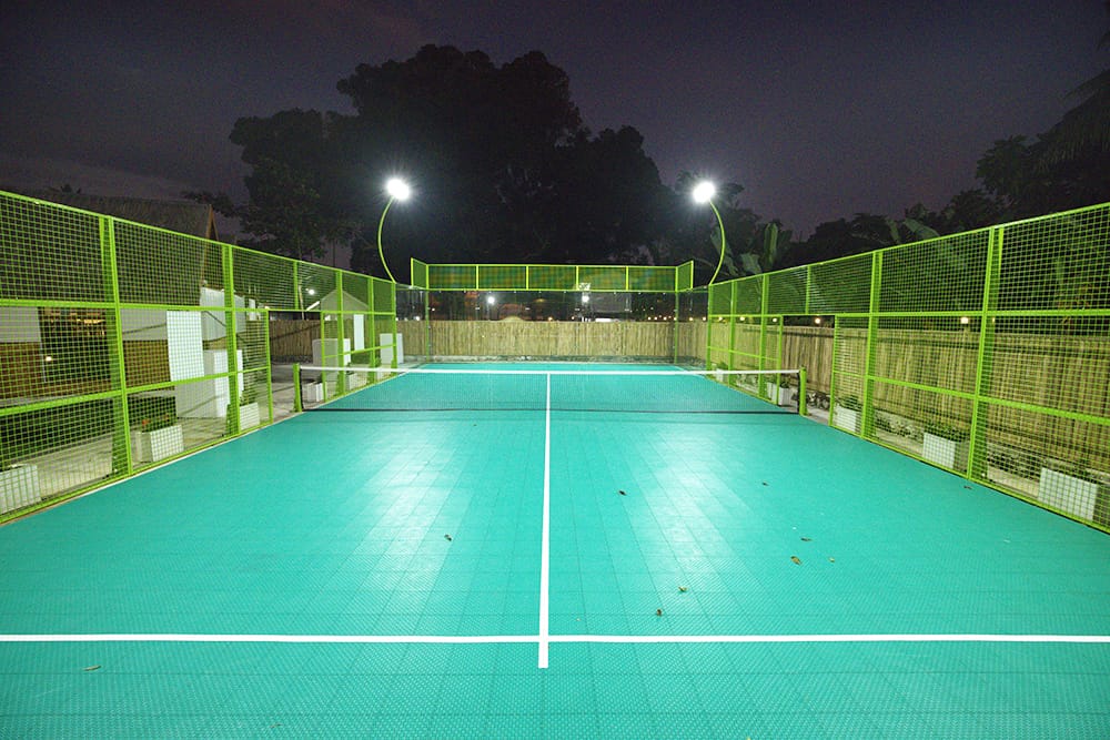 Padel court detail