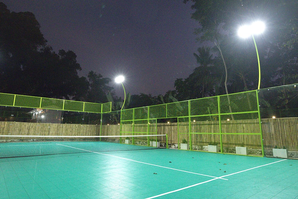 Padel court detail